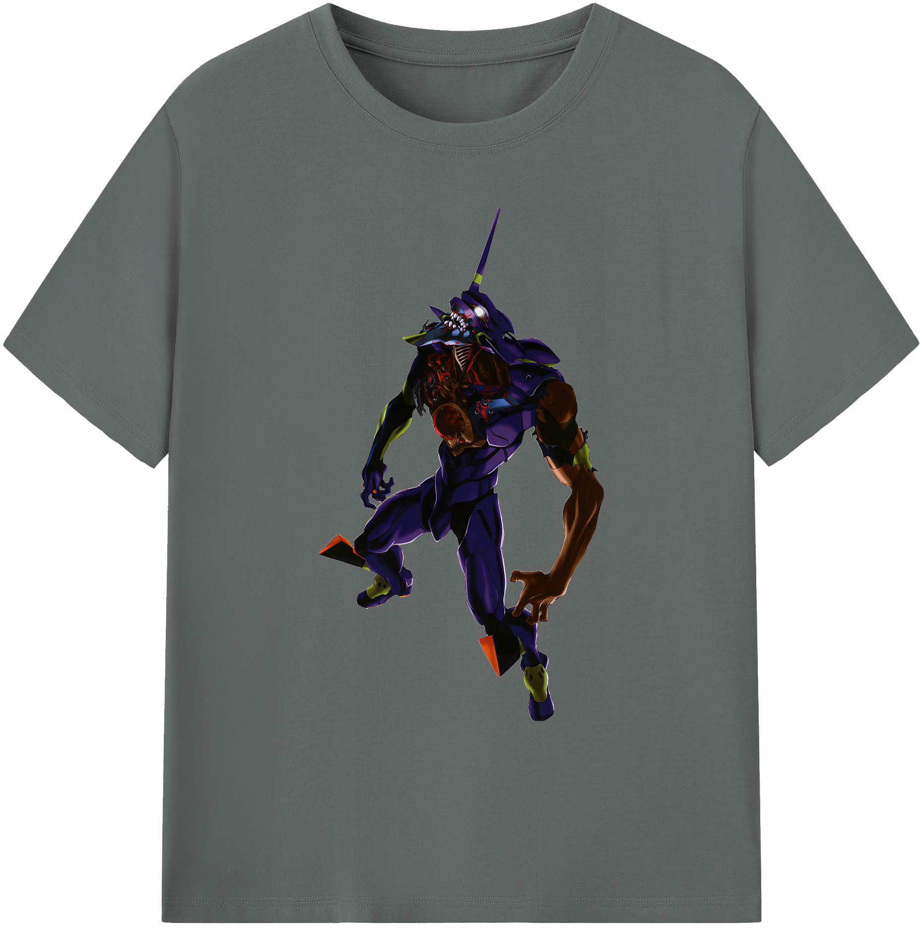 （画像用） EVA 新世紀エヴァンゲリオン 綿100％ メンズ半袖Tシャツ｜肌触りやわらか＆通気性